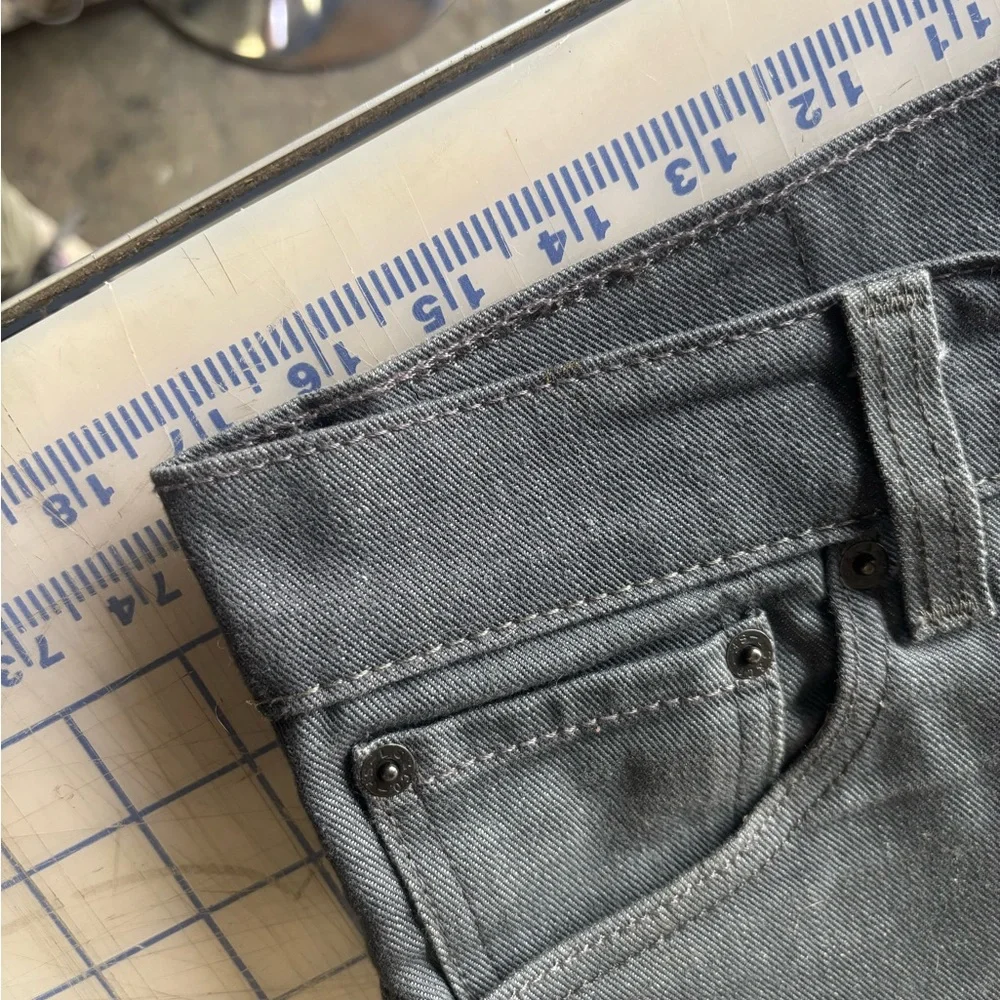 Gray Straight-Leg Jeans. Levi’s 510 super skinny.  Size 36x32 - Picture 2 of 7